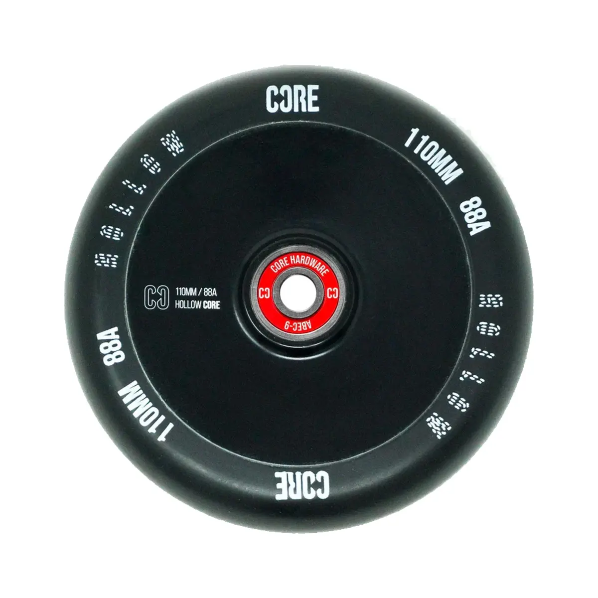 Core Hollowcore Scooter Wheel V2 - 110Mm - Black / Black 1