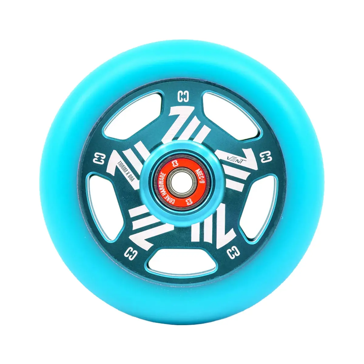 Core Vent Hollowcore Scooter Wheel - 110Mm - Mint Blue 1