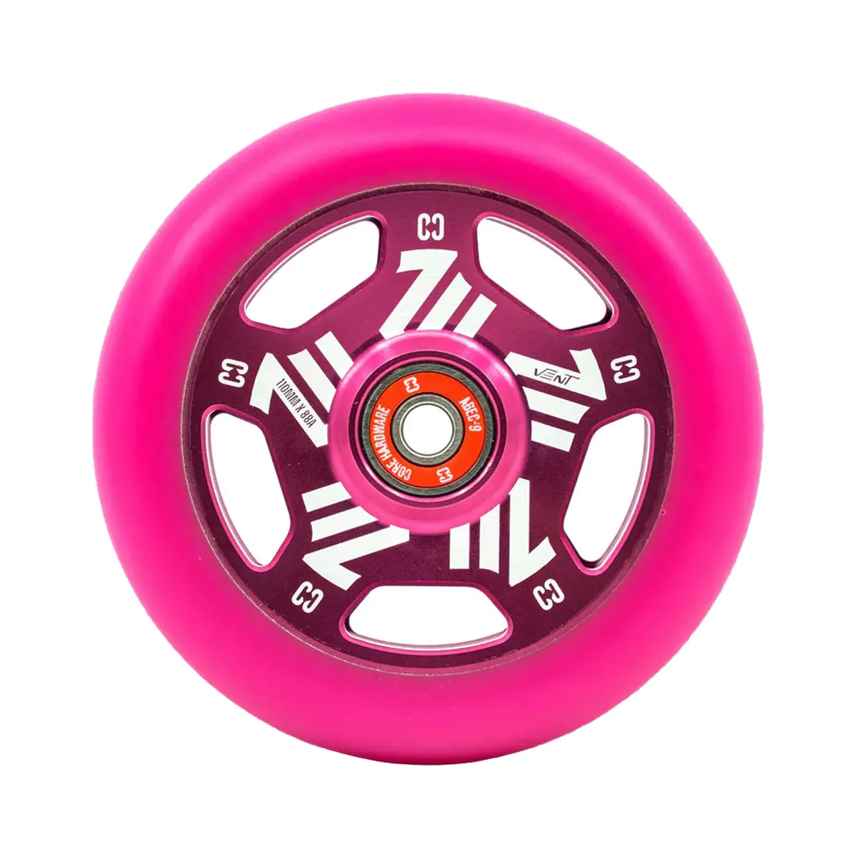 Core Vent Hollowcore Scooter Wheel - 110Mm - Pink 1