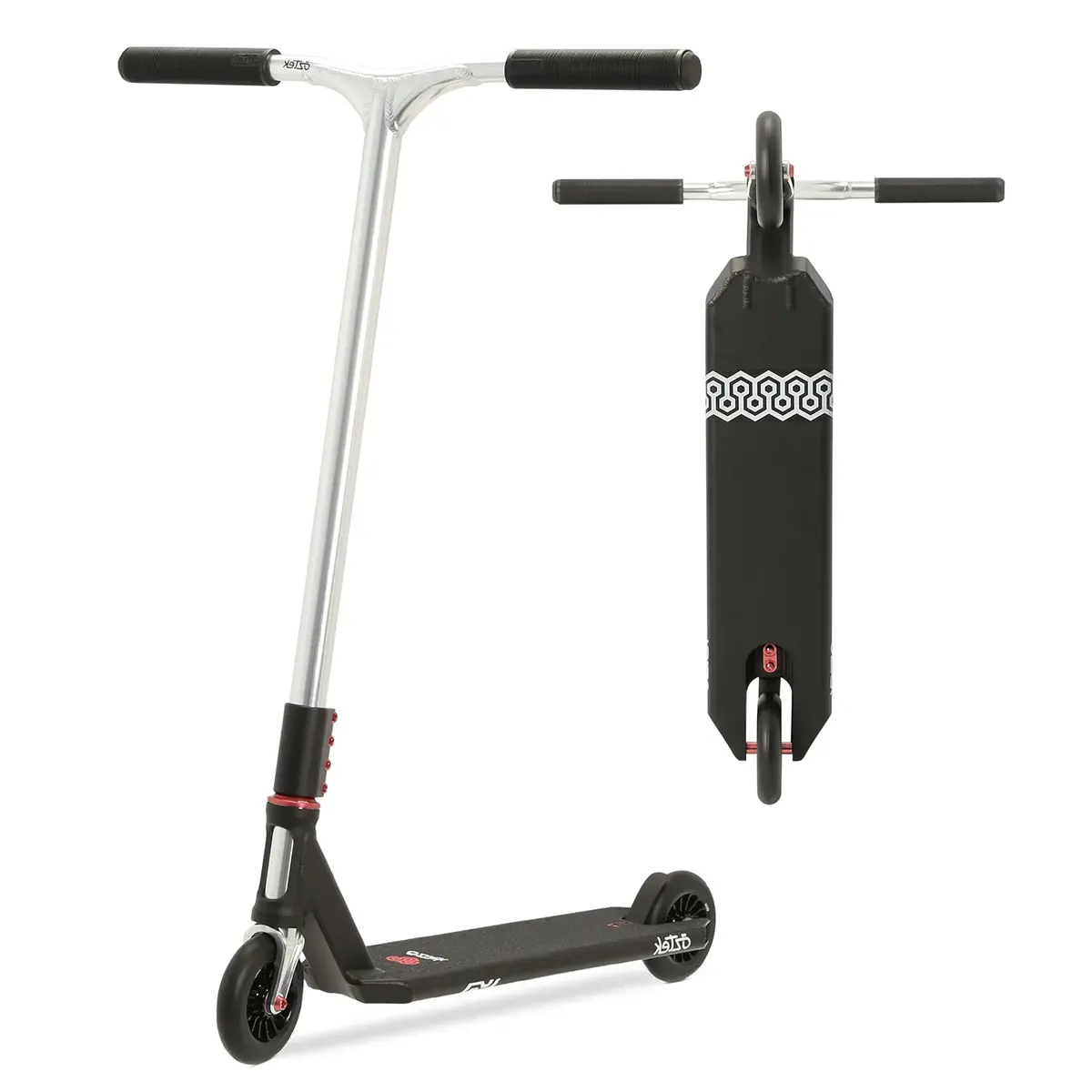 Aztek Corsa Complete Scooter - Black / Silver 1