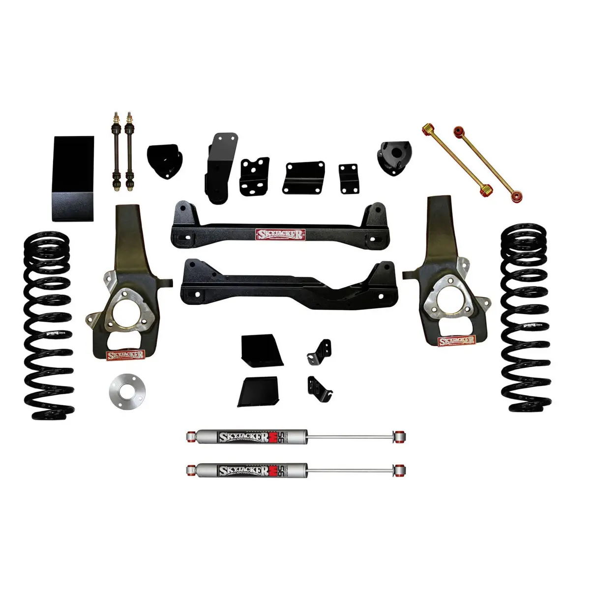 Suspension Lift Kit W/Shock M95 Performance Shocks 4 Inch Lift 14-17 Ram 1500 Skyjacker 1