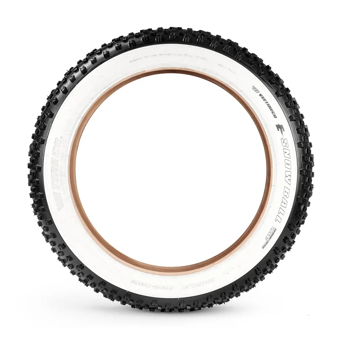 Raev 20X4 Vee Tire Snowball Fat Bike Tire White 1