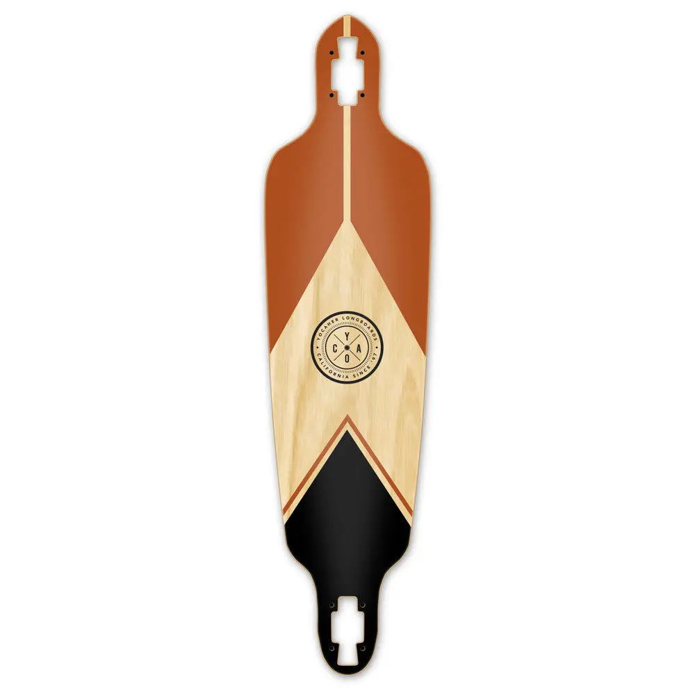 Yocaher Mountain 41" Drop Through Longboard Deck - Earth Series 1