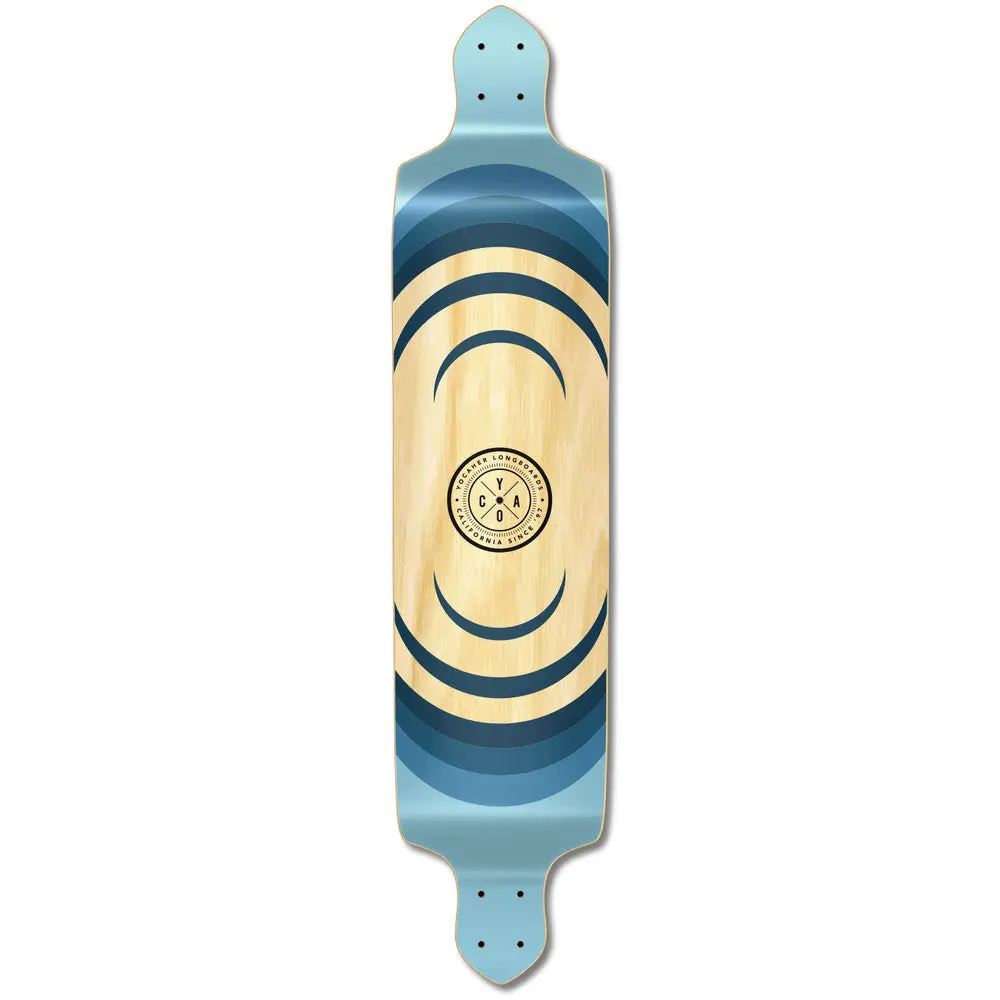 Yocaher Ripple Drop Down 41.25" Longboard Deck - Earth Series 1