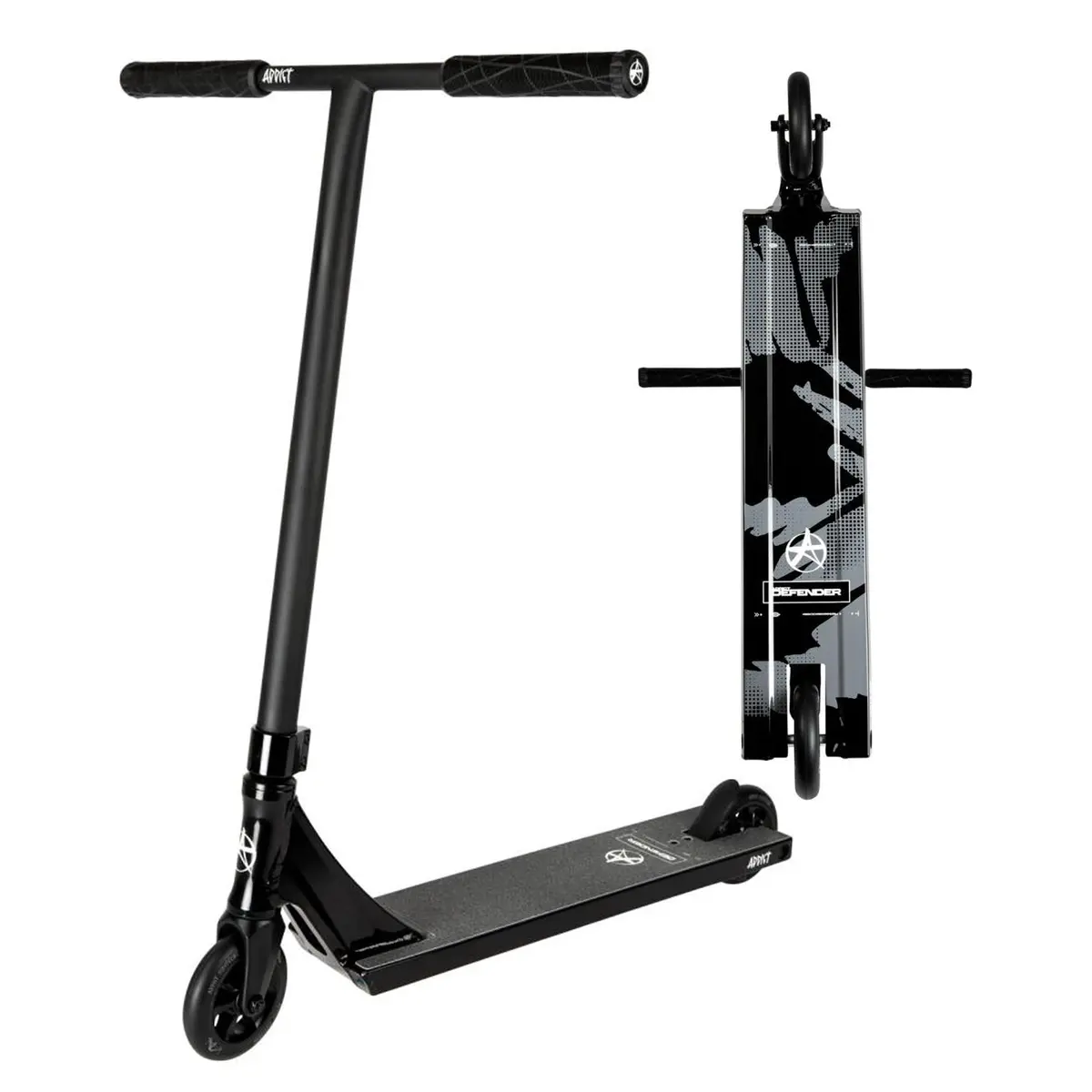 Addict Defender Complete Scooter - Black / Black 1