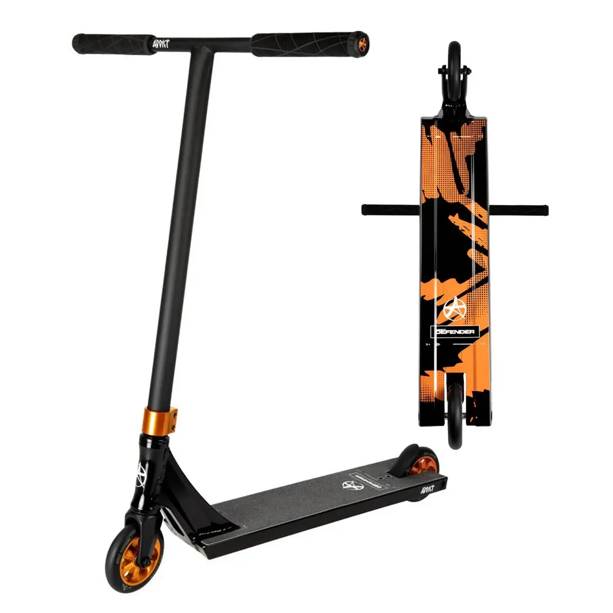 Addict Defender Complete Scooter - Black / Orange 1