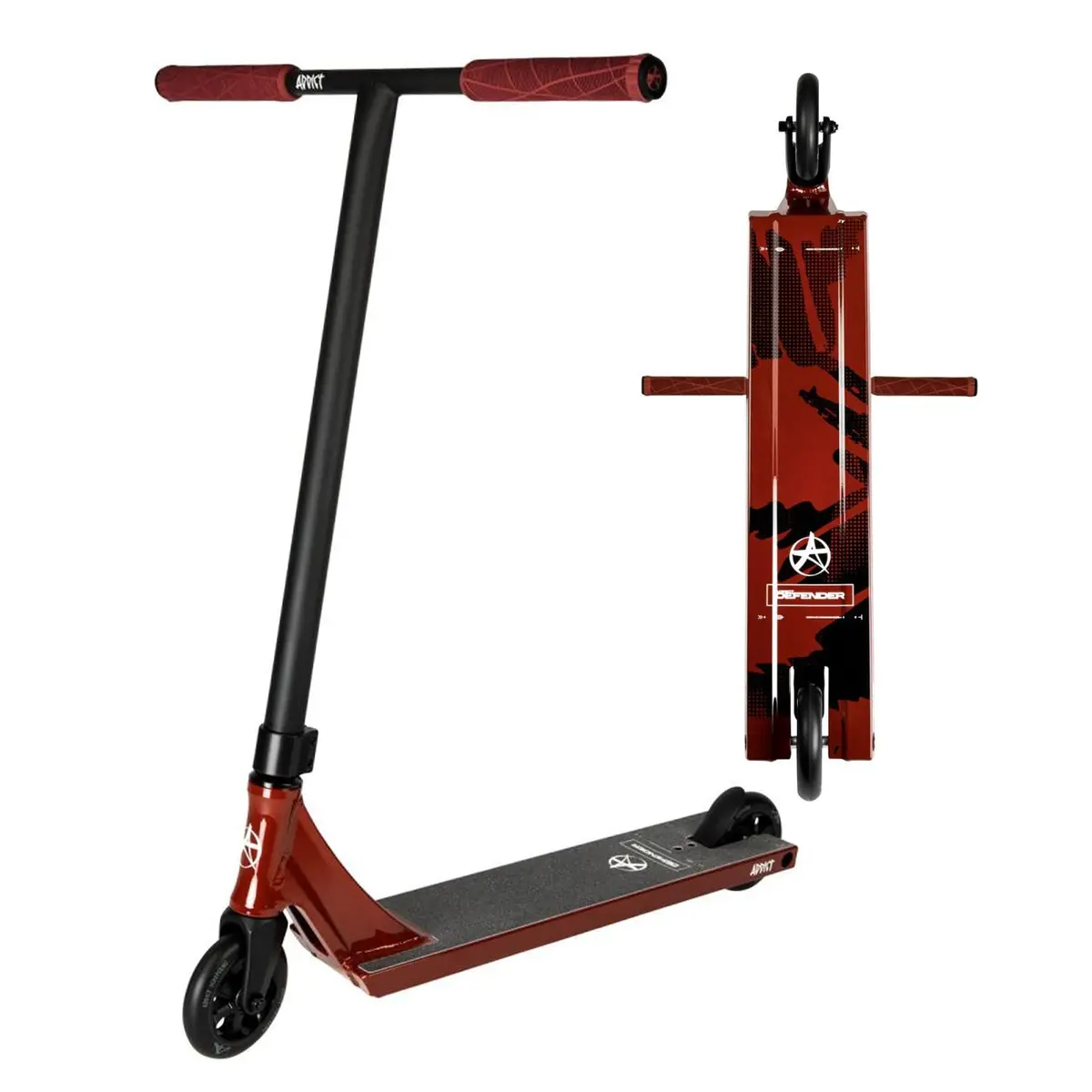 Addict Defender Complete Scooter - Red / Black 1