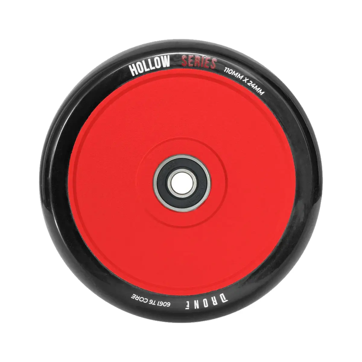 Drone Hollow Series Scooter Wheel - 110Mm - Black / Red 1