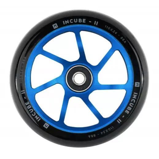 Ethic Incube V2 Scooter Wheel - 110Mm - Black On Blue 1