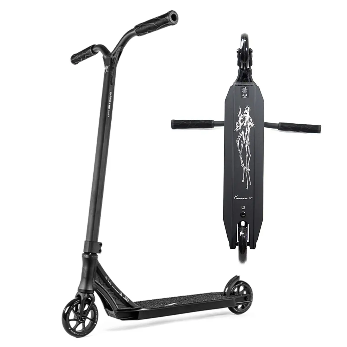 Ethic Erawan V2 Complete Scooter - Black - Small 1