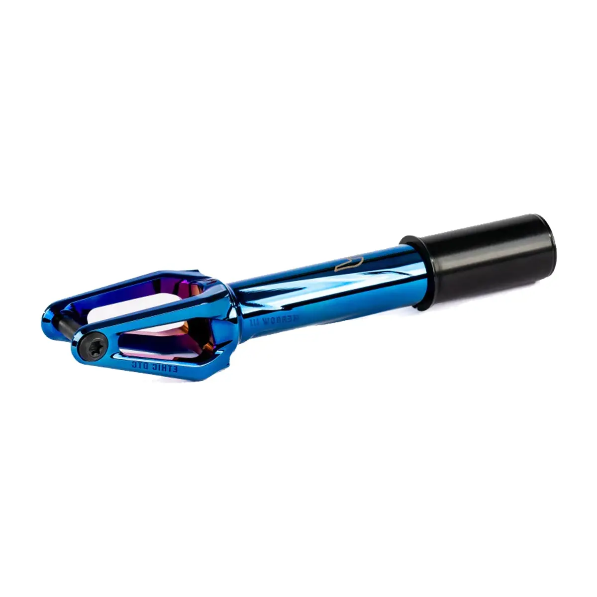 Ethic Merrow V3 Scooter Fork - Ihc - Chrome Blue 1