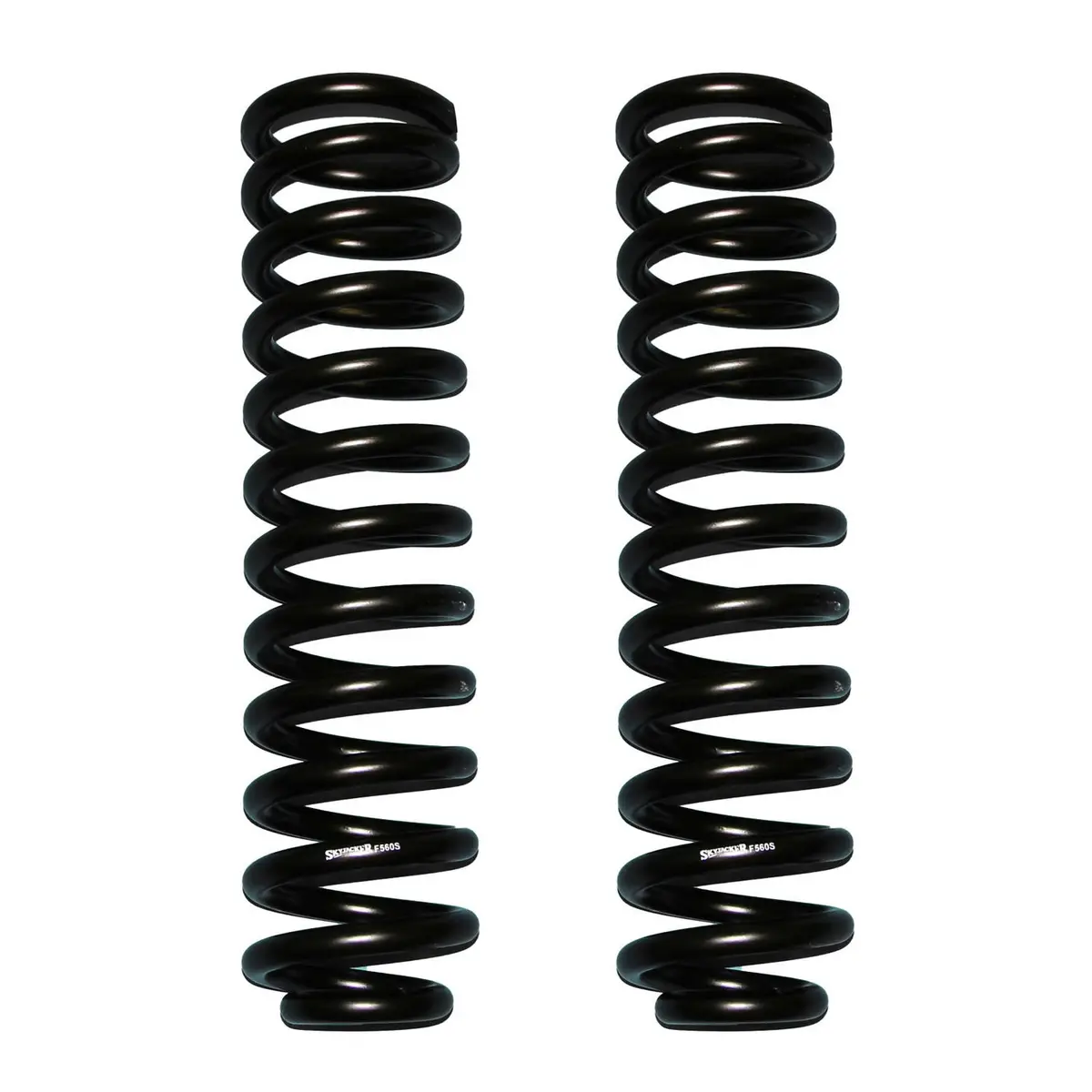 Softride Coil Spring Set Of 2 Front W/6 Inch Lift Black 05-18 Ford F-350/F-250 Super Duty Skyjacker 1