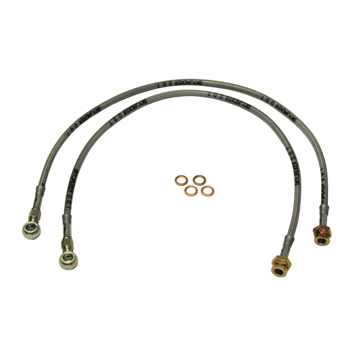 Stainless Steel Brake Line 79-91 Suburban Chevy/Gmc Front 8600 Gvwr Or Greater Lift Height 6-8 Inch Pair Skyjacker 1