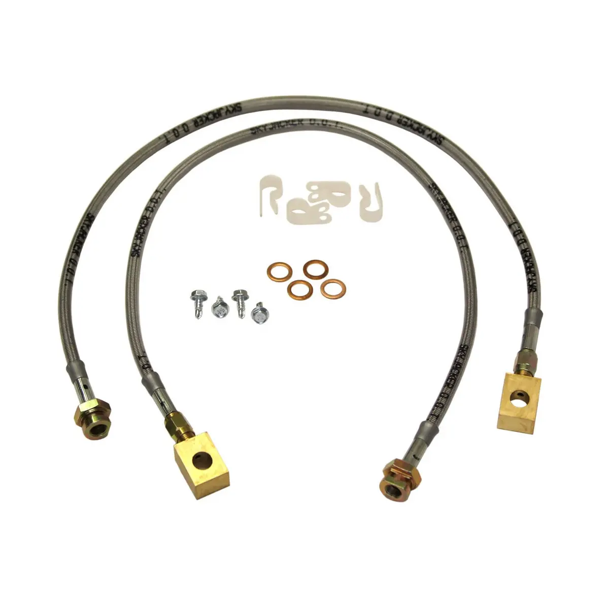 Chevy/Gmc Stainless Steel Brake Line 88-98 Truck/Suburban Front Lift Height 4-6 Inch Pair Skyjacker 1