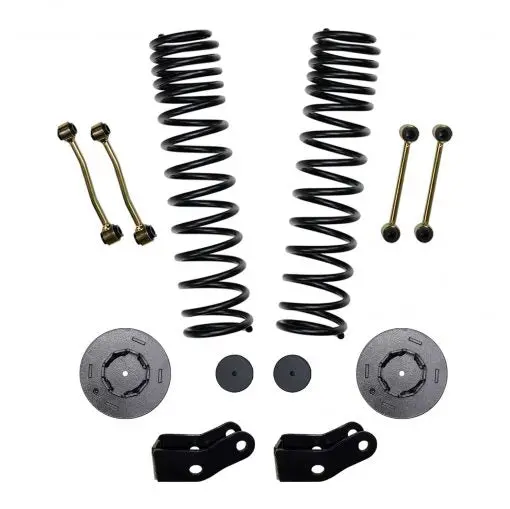 2.5 Inch Front Dual Rate Long Travel Coil Spring Lift Kit With Rear Metal Coil Spring Spacers And Shock Extensions 2020-2022 Jeep Gladiator Jt Non-Rubicon Skyjacker 1