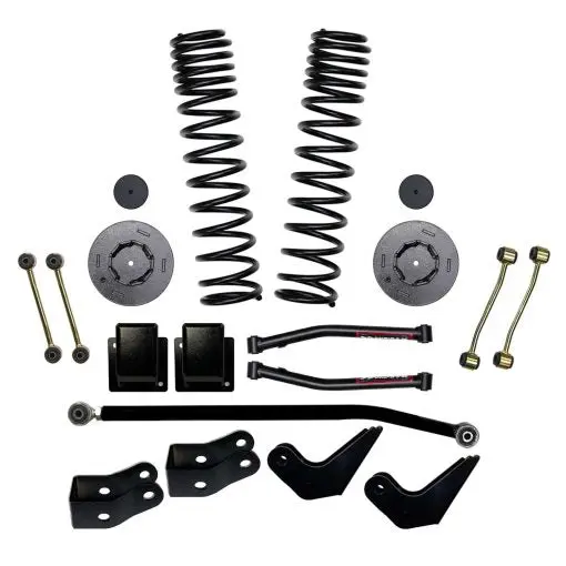 3.5 Inch Front Dual Rate Long Travel Coil Spring Lift Kit With Rear Metal Coil Spring Spacers And Shock Extensions 2020-2022 Jeep Gladiator Jt Rubicon Skyjacker 1
