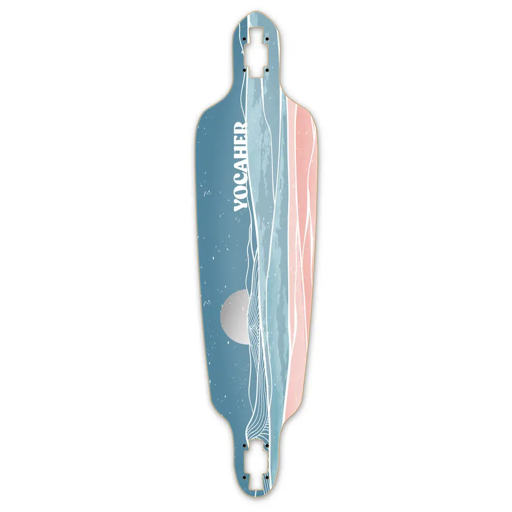 Yocaher Horizon Night 41" Drop Through Longboard Deck 1