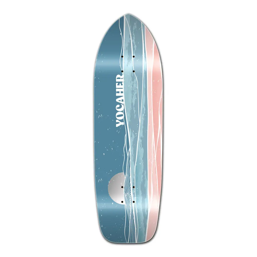 Yocaher Horizon Night Old School 33" Longboard Deck 1