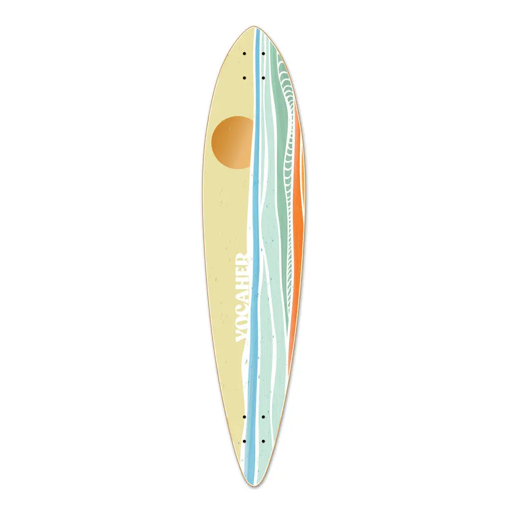 Yocaher Horizon Day 40" Pintail Longboard Deck 1