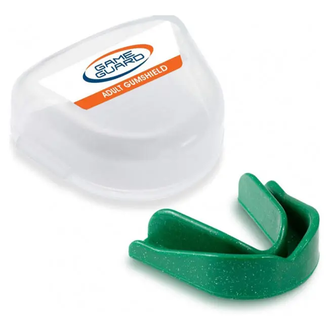 Adult Gum Shield - Green Sparkle 1