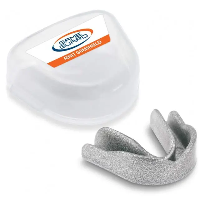 Adult Gum Shield - Silver Sparkle 1