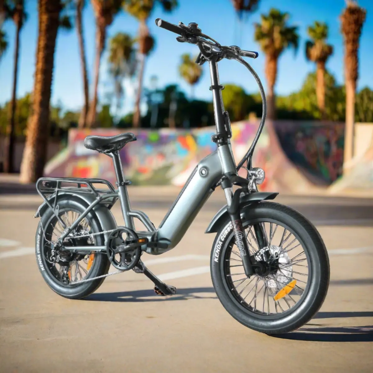 Costal Cruisers 750W Folding Step Thru 20X3 Electric Bike 1