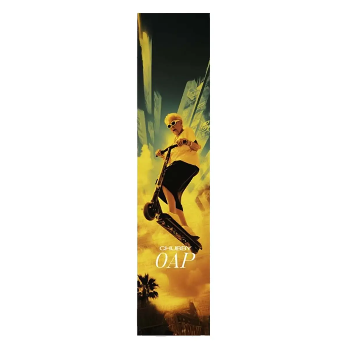 Chubby Grandma Core Scooter Griptape - Yellow 1