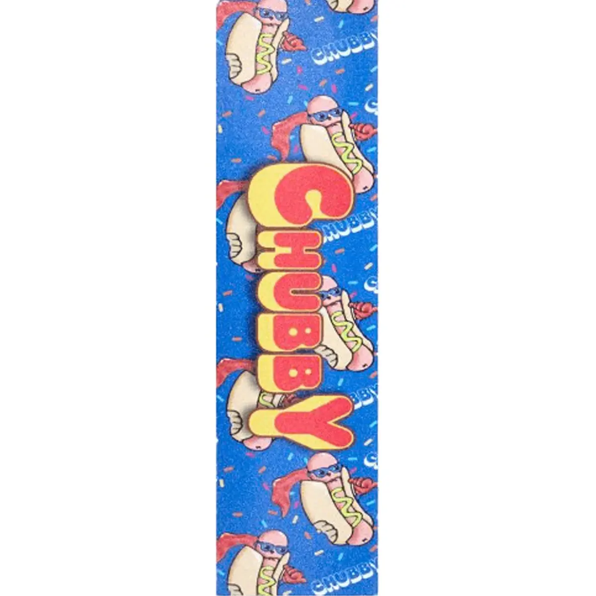 Chubby Hot Dog Scooter Griptape - Blue / Pink 1