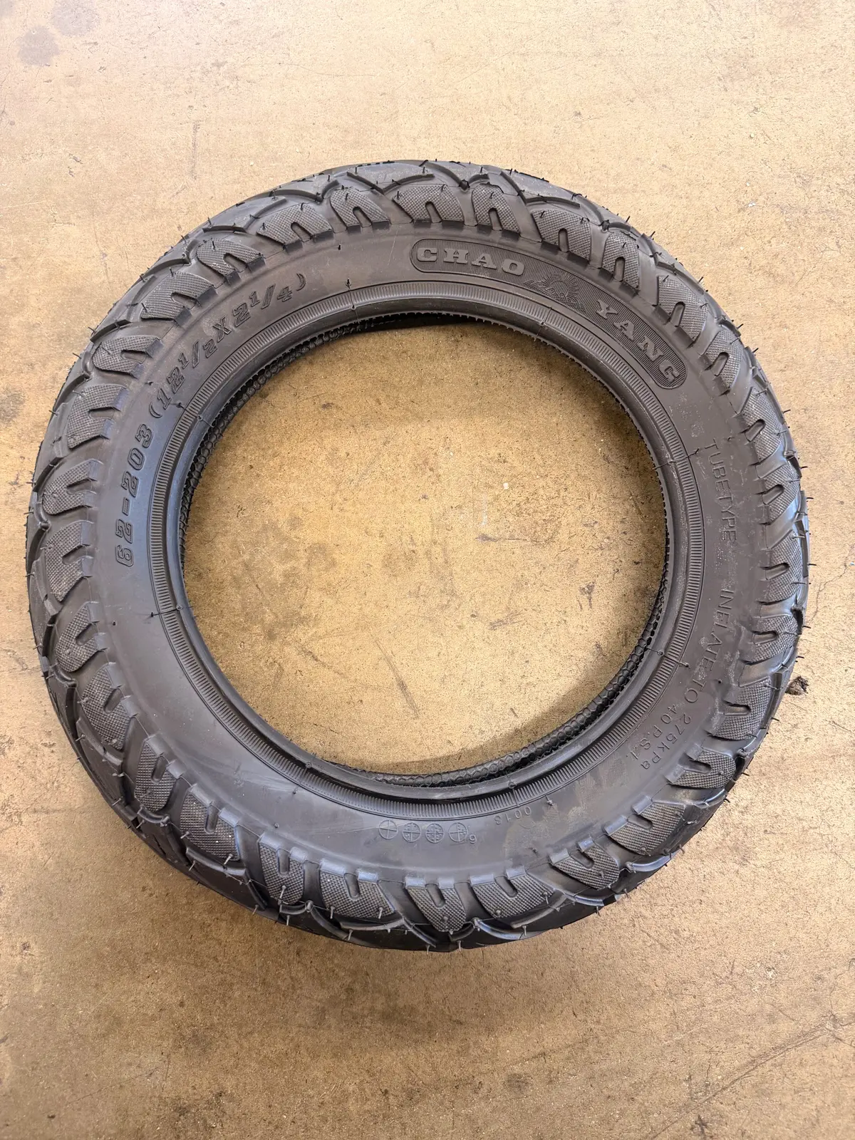 12 1/2 X 2 1/4 Tire Chao Yang 1