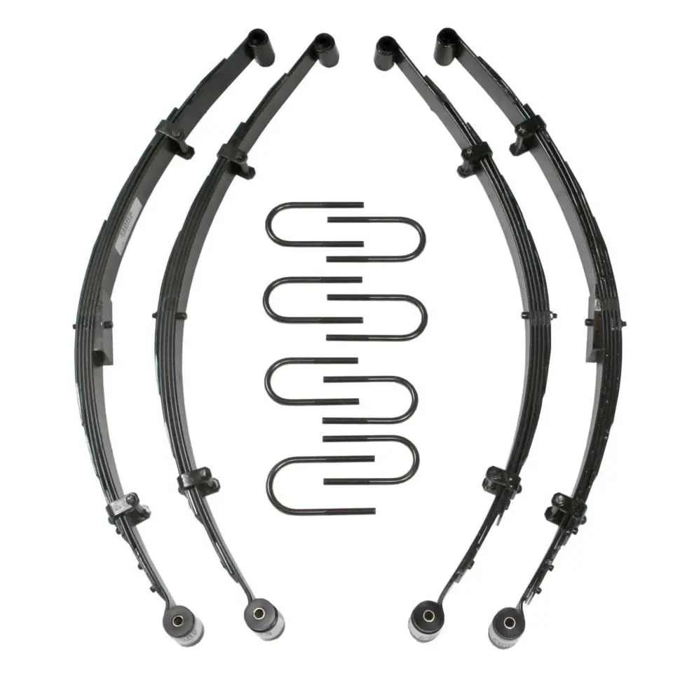 Lift Kit 3.5-4 Inch Lift Includes Front/Rear Leaf Springs Front/Rear Bushing Kits Front/Rear U Bolt Kits 76-83 Jeep Cj5 76-86 Jeep Cj7 81-85 Jeep Scrambler Skyjacker 1