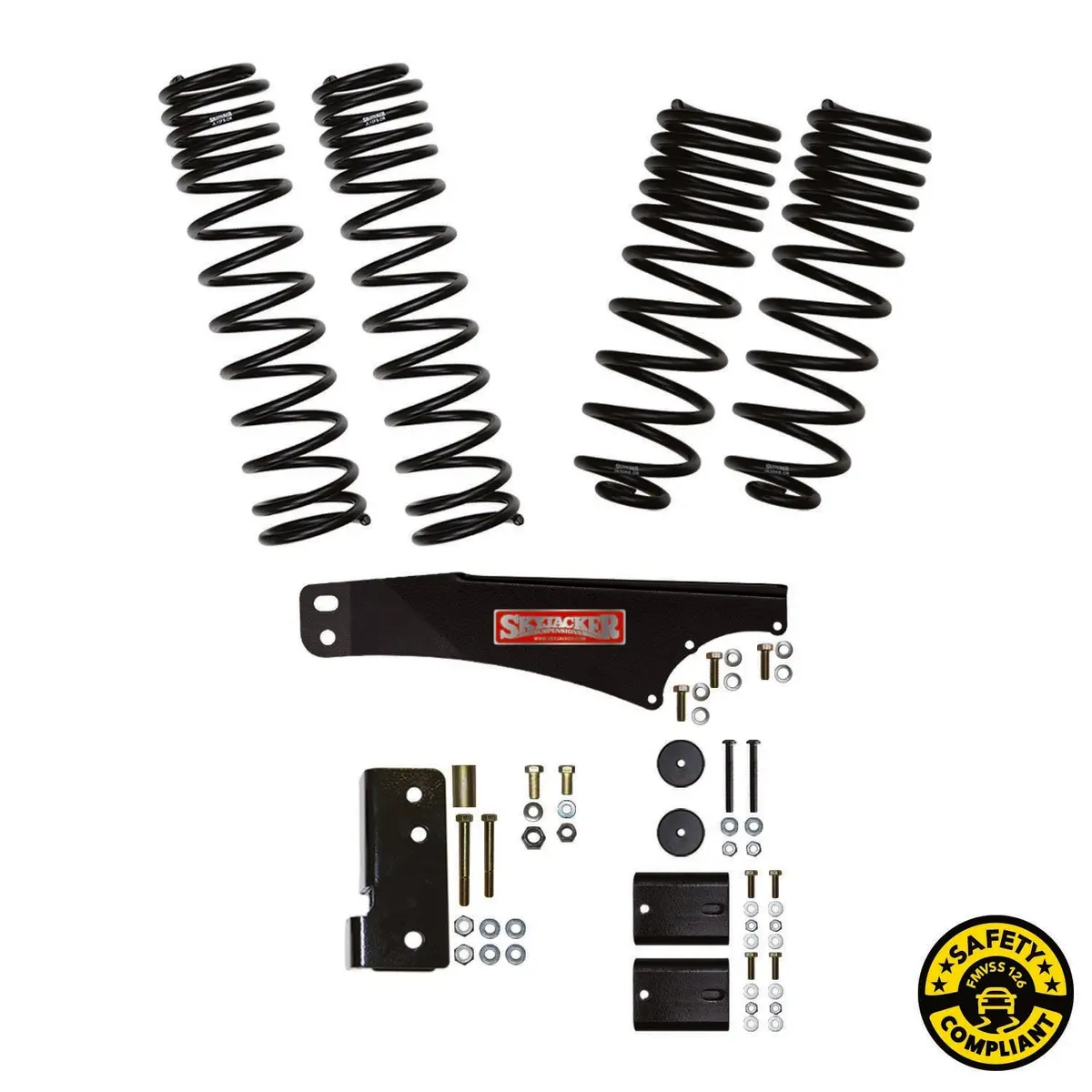 2.5 Inch Component Box With Dual Rate Long Travel Coil Springs Skyjacker 1