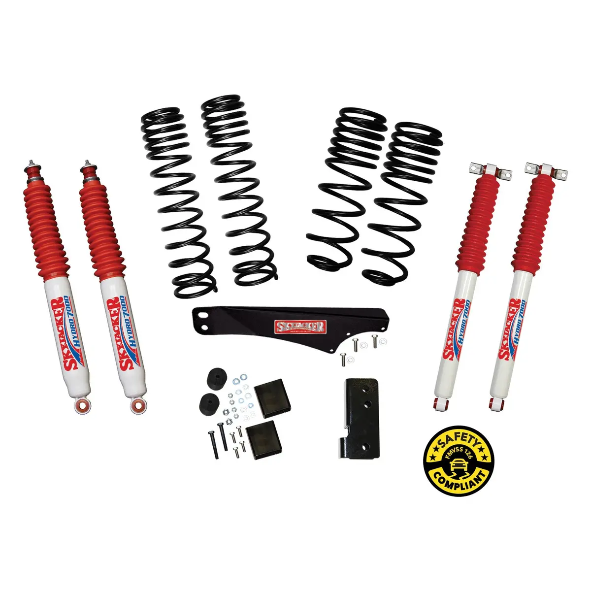 2-2.5 Inch Dual Rate Long Travel Suspension Lift Kit W/Hydro Shocks 4 Door Skyjacker 1