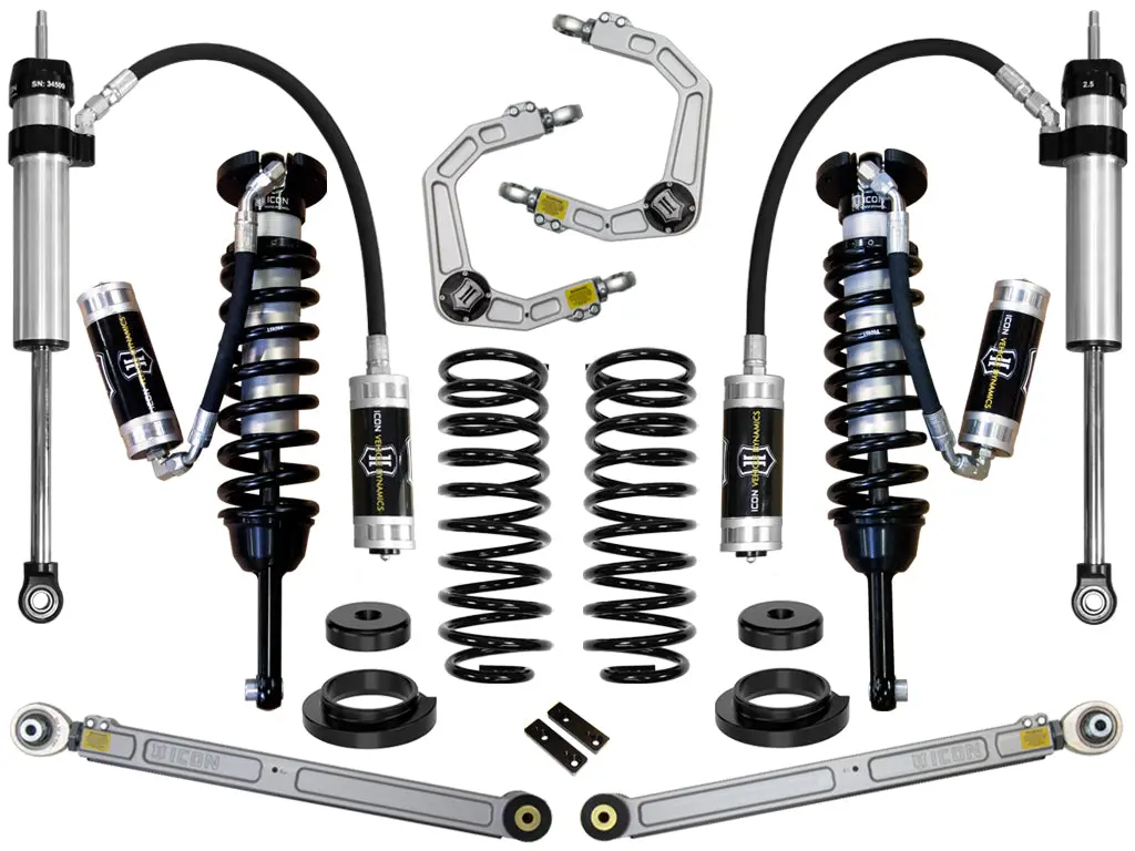 03-09 Gx470 0-3.5" Stage 5 Suspension System W Billet Uca 1