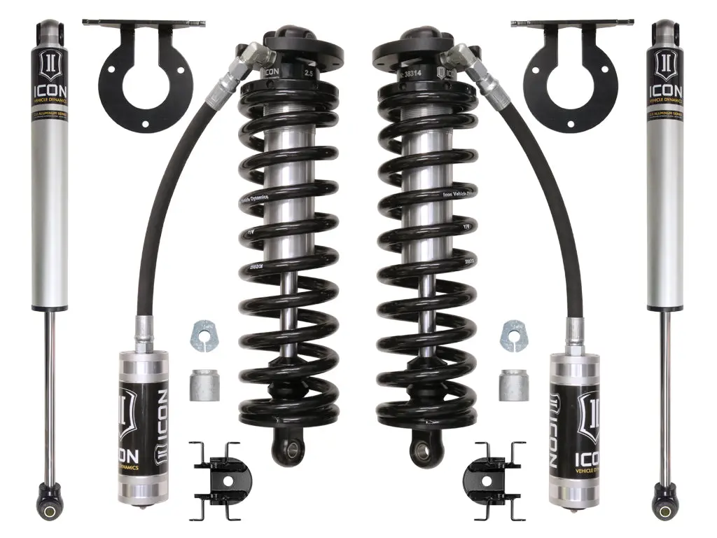 2005-2016 Ford F-250/F-350 2.5-3" Lift Stage 1 Coilover Conversion System 1
