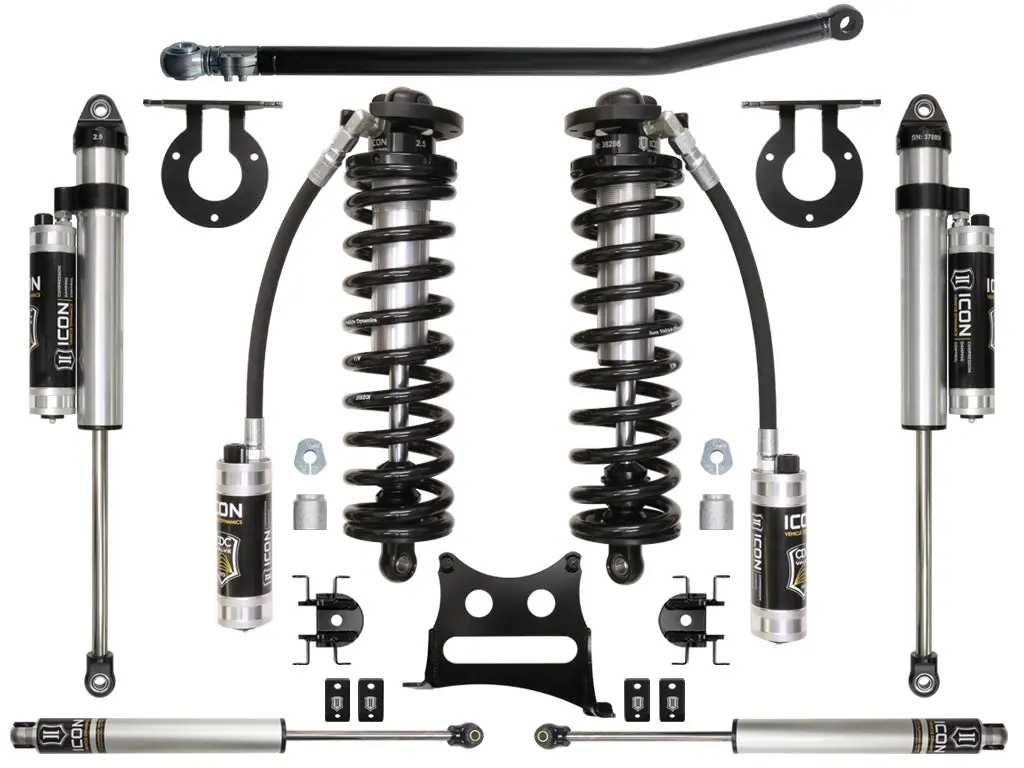 2005-2016 Ford F-250/F-350 2.5-3" Lift Stage 4 Coilover Conversion System 1