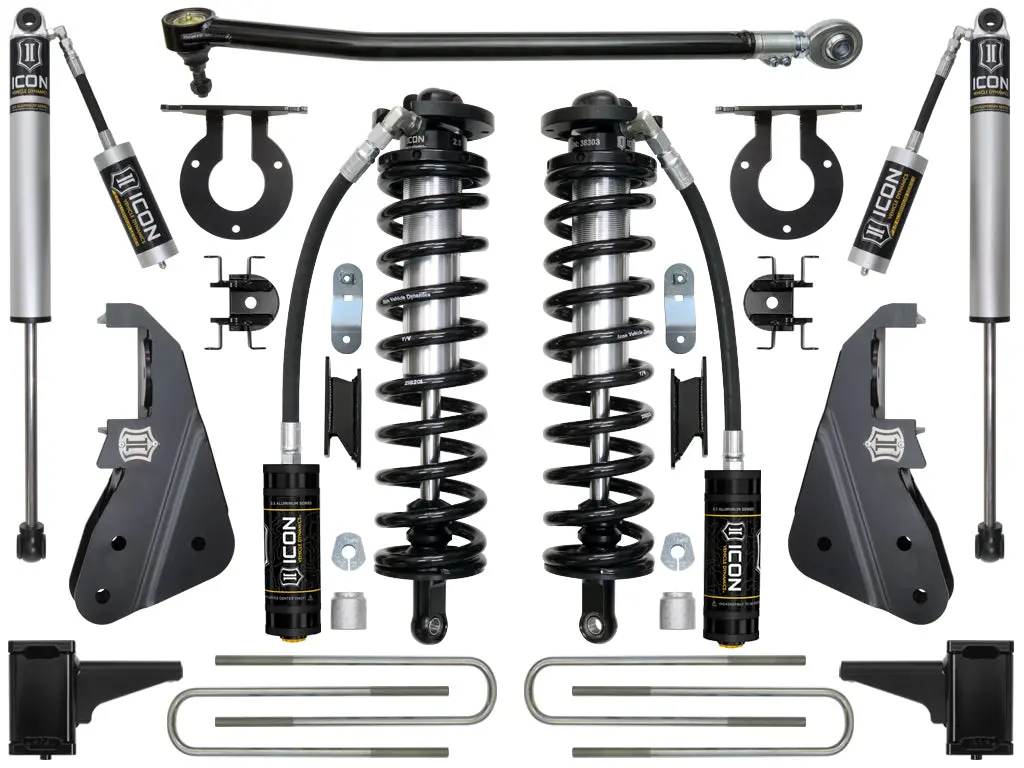 2017-2022 Ford F-250/F-350 4-5.5" Lift Stage 1 Coilover Conversion System 1