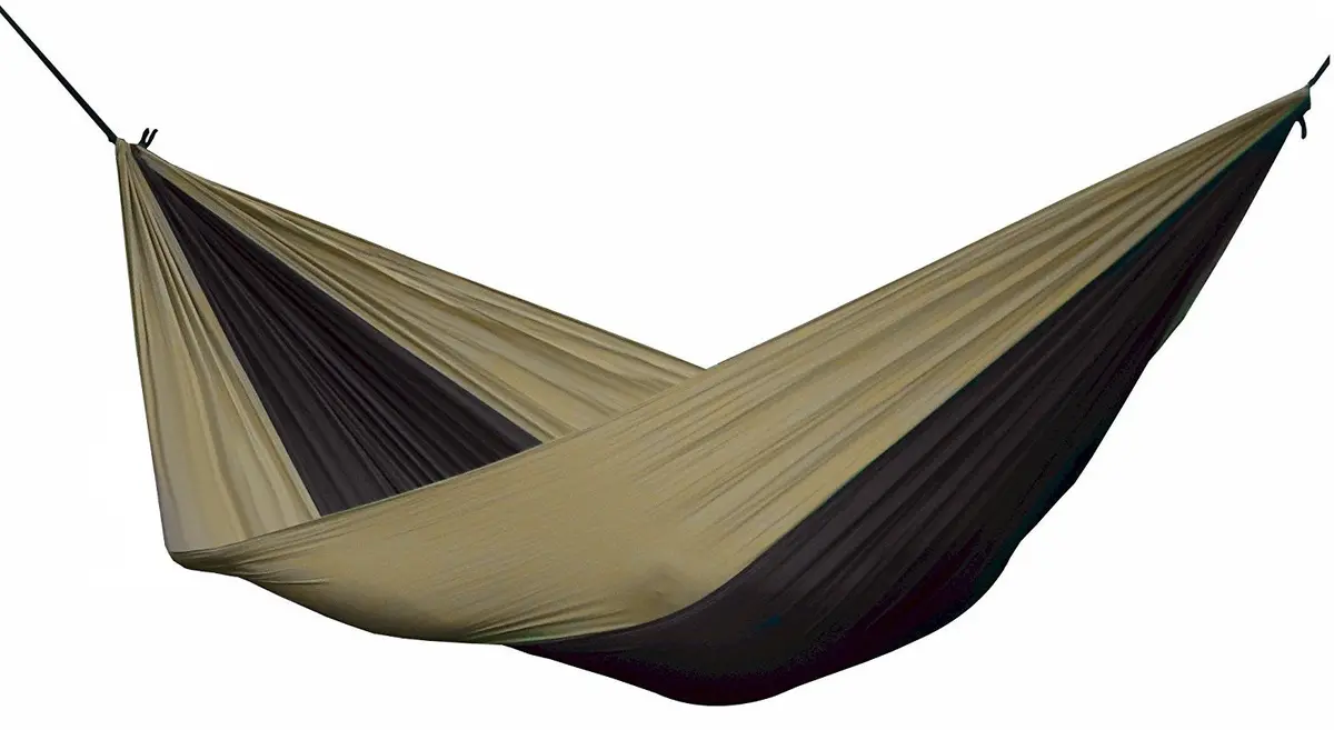 Parachute Hammock - Double (Black/Sand) 1