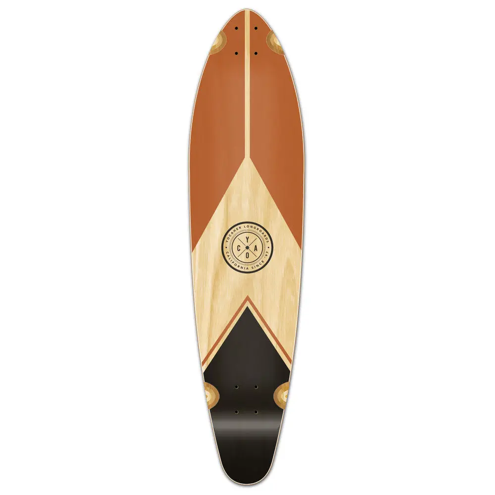 Yocaher Mountain Kicktail 40" Longboard Deck - Earth Series 1