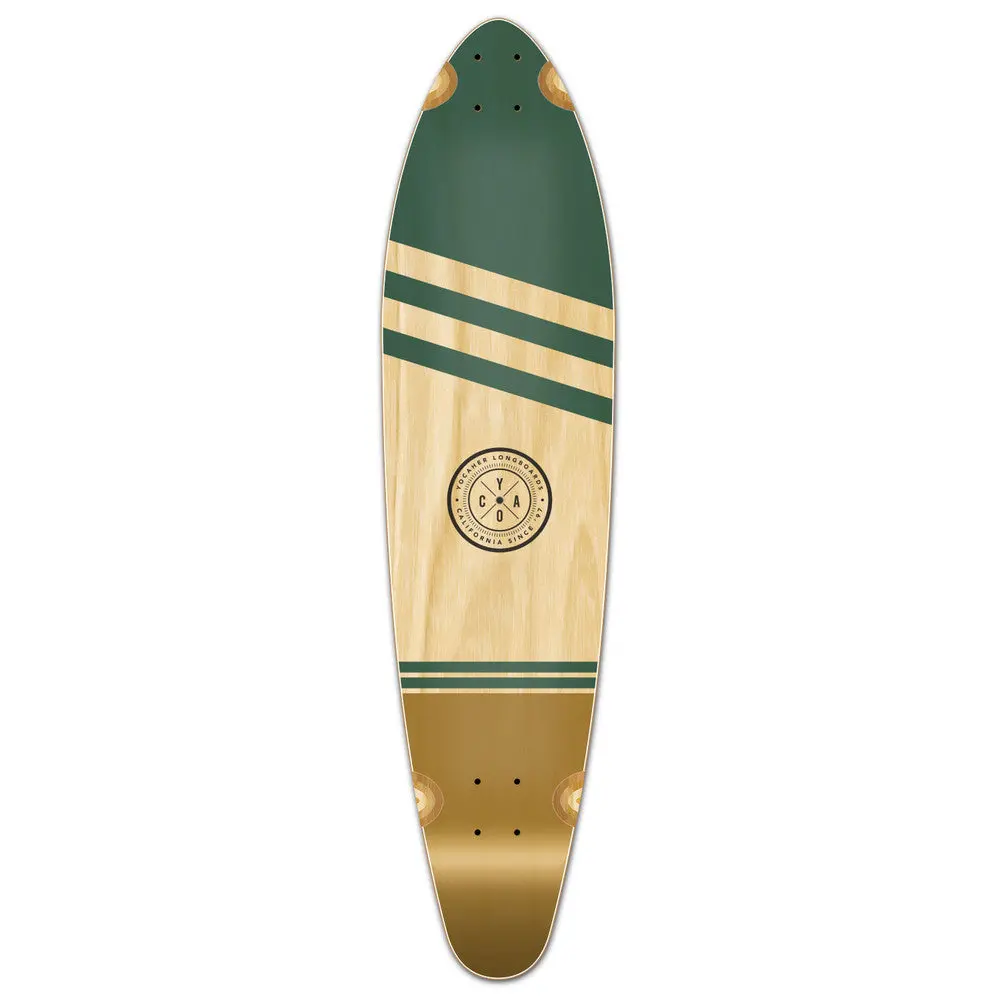 Yocaher Wind 40" Kicktail Longboard Deck - Earth Series 1