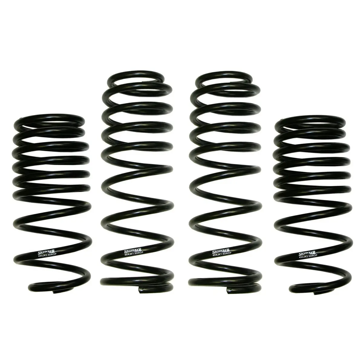 Lowjacker Lowering Sport Coils 2-2.5 Inch Lowering 07-18 Wrangler Jk Incl. Front And Rear Coil Springs Skyjacker 1