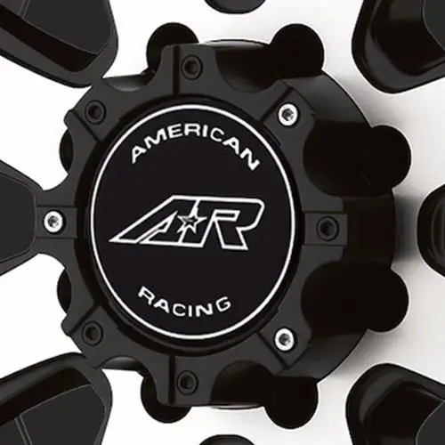 Ar Cap Ar708 Matte Black 8 Lug 1