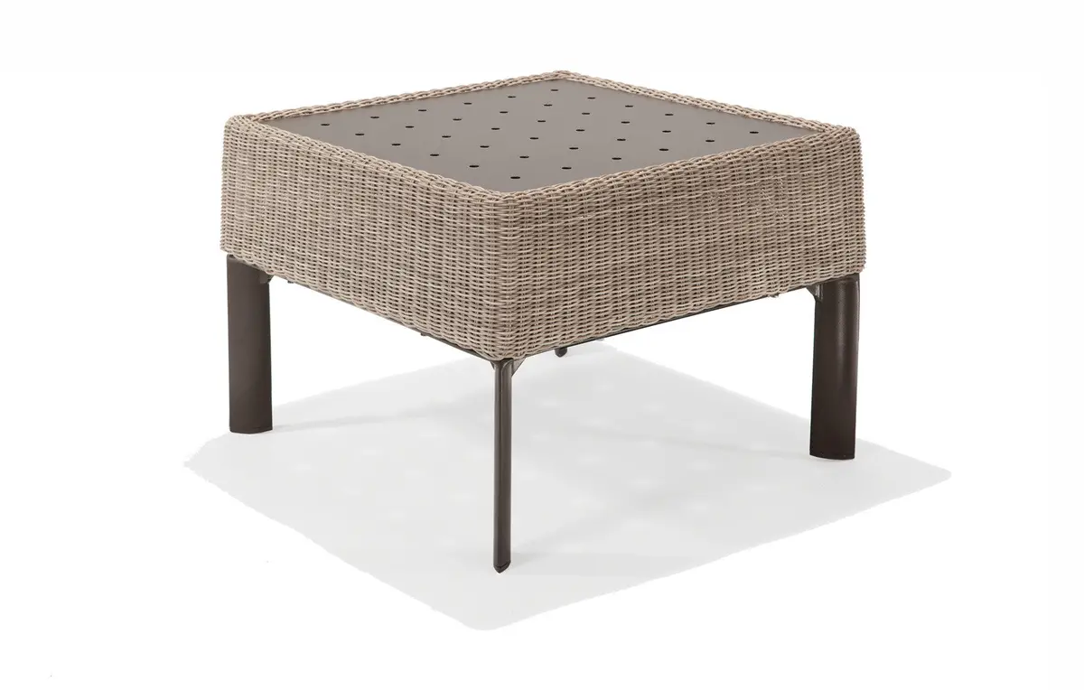 End Table With Stamped Top 1