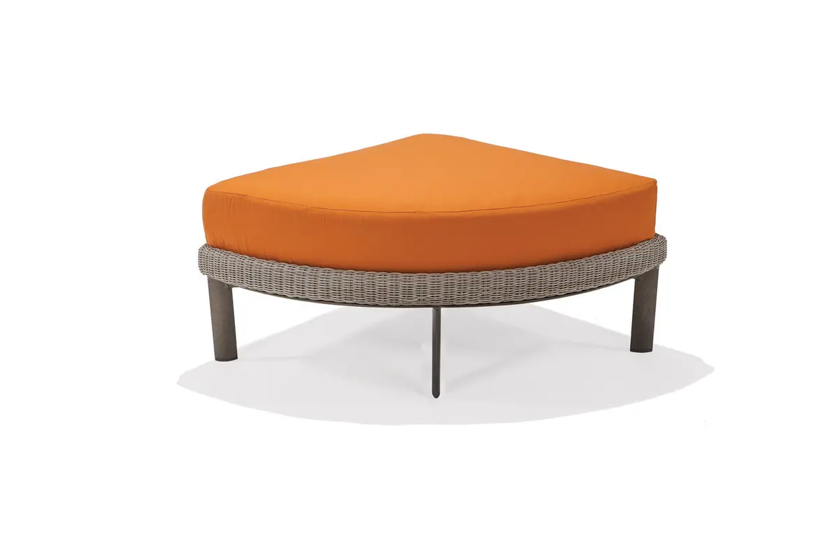 Coeur D' Alene Round Ottoman 1