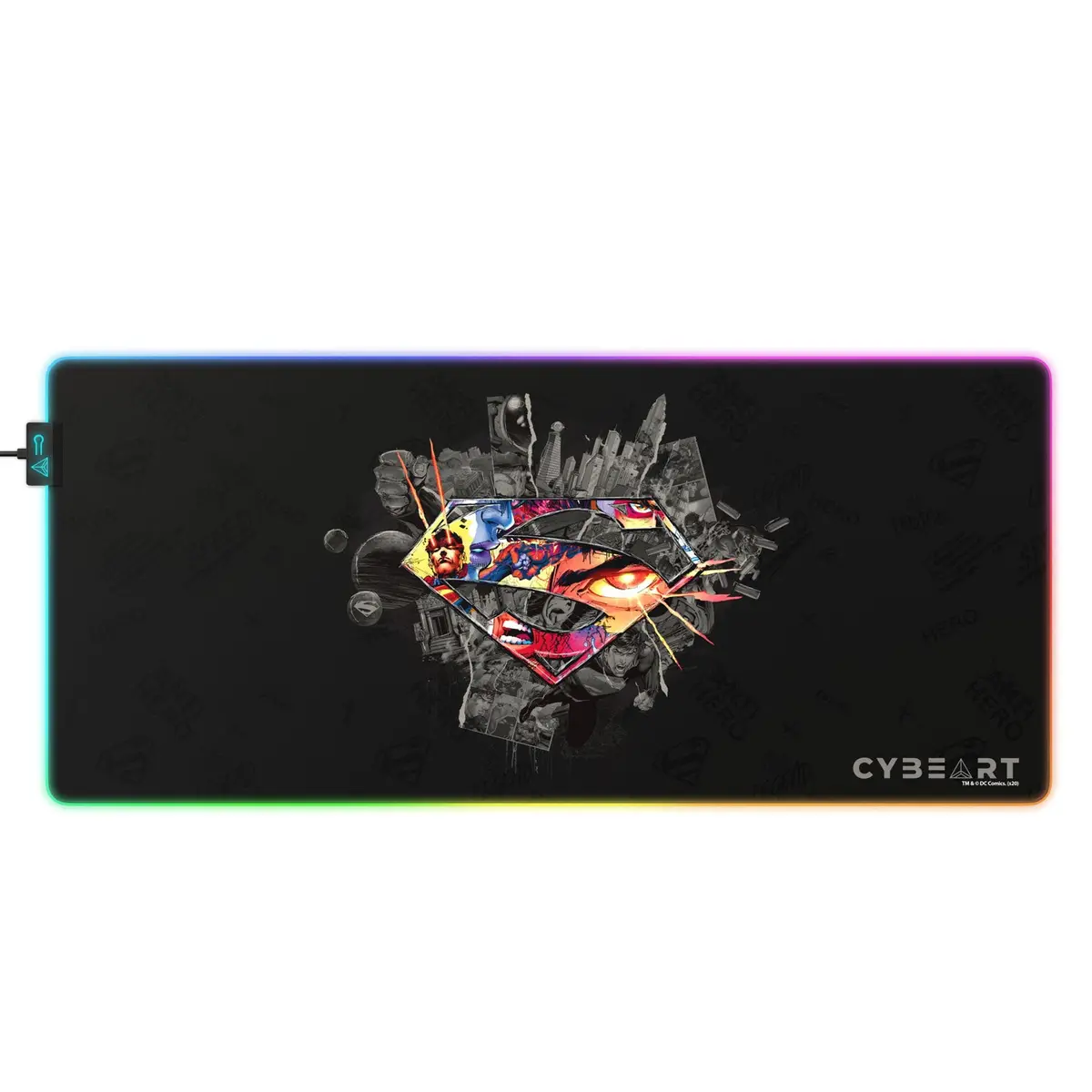 Superman Shield Emblem Gaming Mouse Pad 1