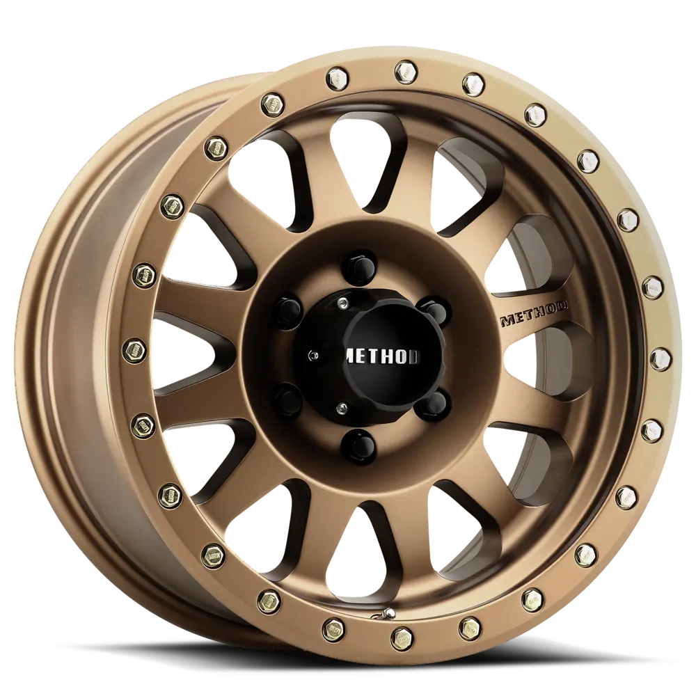 Aluminum Wheels 16X8 Double Standard Mr304 Bolt Pattern 6 On 139.7 Offset 0 Lip Size 2.76 Method Bronze Brz Method 1