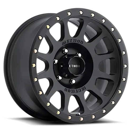 Aluminum Wheels 18X9 Nv Mr305 Bolt Pattern 6 On 135 Offset 18 Lip Size 1.38 Matte Black Mb Method 1