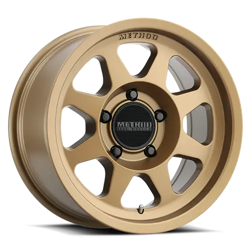 Aluminum Wheels 15X7 Bead Grip Mr701 Bolt Pattern 5 On 100 Offset 15 Lip Size 0.91 Method Bronze Brz Method 1
