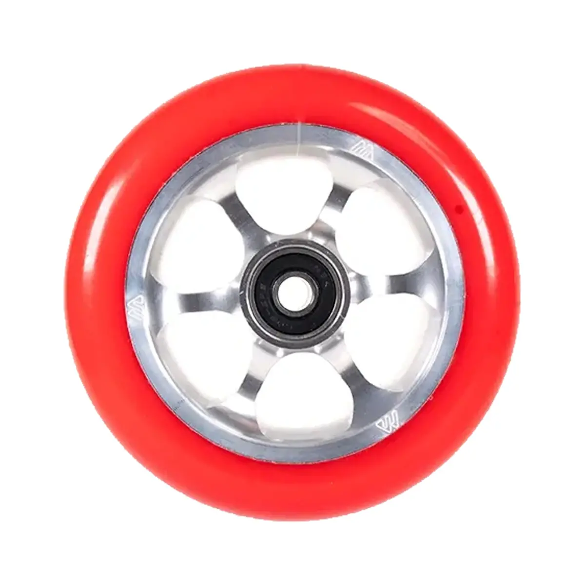 Mantra Orbit Street Scooter Wheel - 110Mm - Red / Silver 1