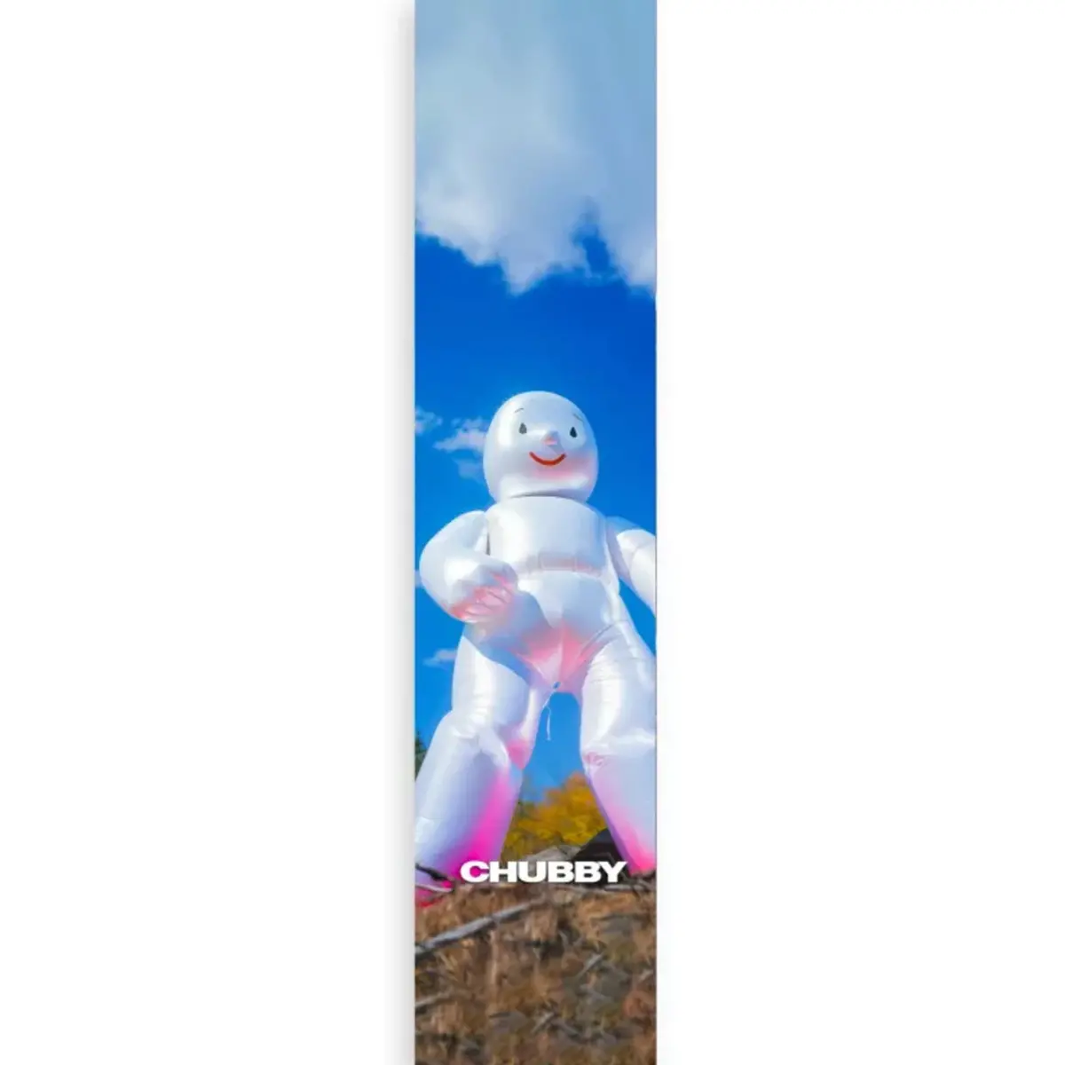 Chubby Mellow Man Scooter Griptape - Blue / White 1