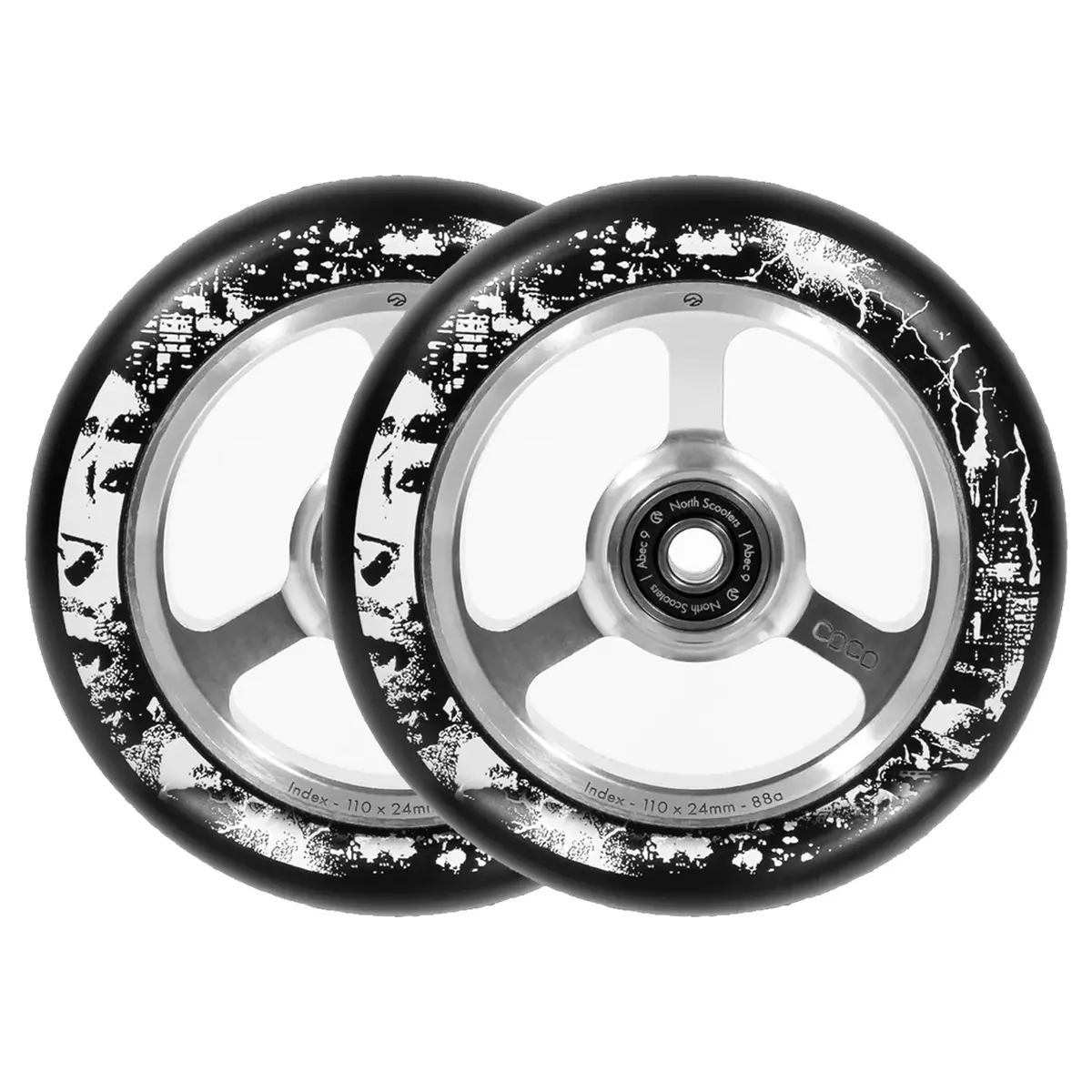 North G6 Pro Scooter Wheel - Kaelen Morgan - 115Mm - Black - Pair 1